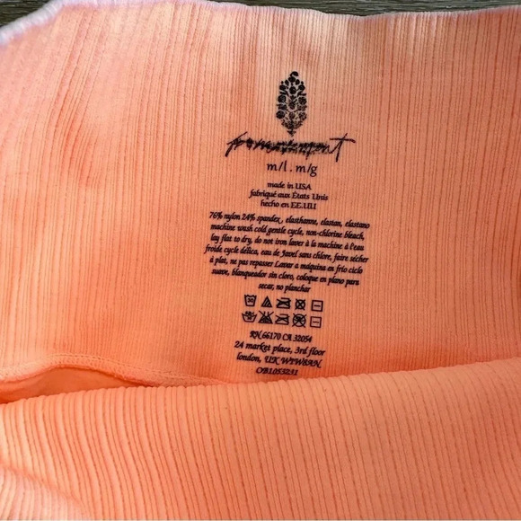 FP Movement By Free People Orange High-Rise 7/8 Length Leggings Sz M/L GUC - Picture 5 of 8